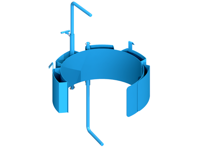 Model 55/30-19B Diameter Adapter with Brackets