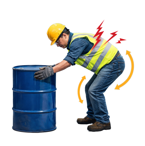 What Ergonomics in Drum Handling Really Means -- and Why It Matters | Morse Manufacturing, Morse Drum