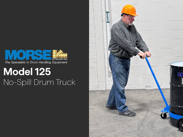 125 No-Spill Drum Truck video image