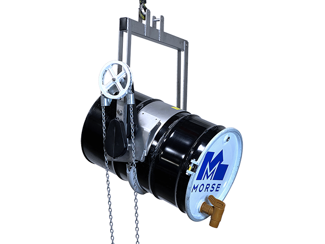 Stainless Steel Heavy-Duty Below-Hook Drum Handler with 1500 Lb. (680 kg) capacity