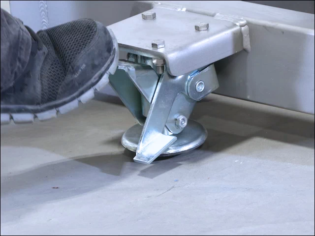 2386-P Step-Down Floor Lock