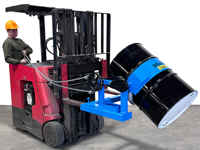 285A-HD Lift and Pour Drum with Forklift video image