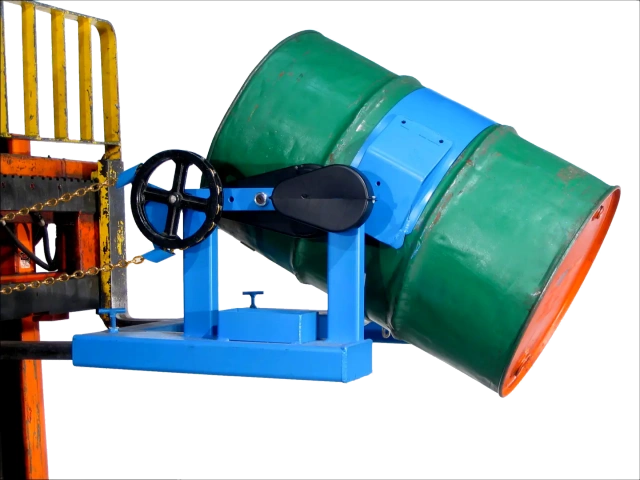 Heavy-Duty Forklift Drum Carrier with Spark Resistant Parts - Model 285AM-HD
