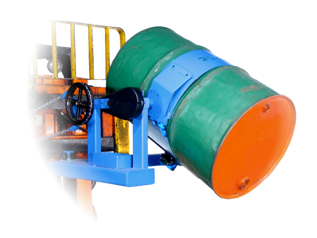 Model 285G-HD has 3-Piece Drum Holder and 1500 Lb. (680 kg) capacity