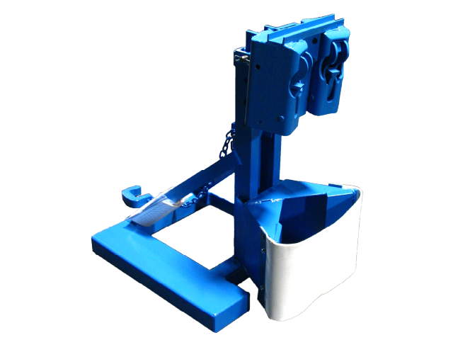 Custom Heavy-Duty MORSPEED forklift attachment to move one drum up to 2500 Lb. (1134 kg)