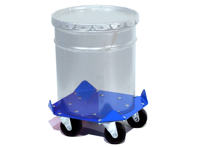 Square Pail Dolly - PailPRO model 34-5 shown for 5-gallon (20 liter) pail