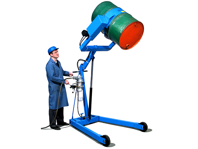 Hydra-Lift drum carrier with AIR Power Lift and Tilt Control - Model 400A-72-114 shown