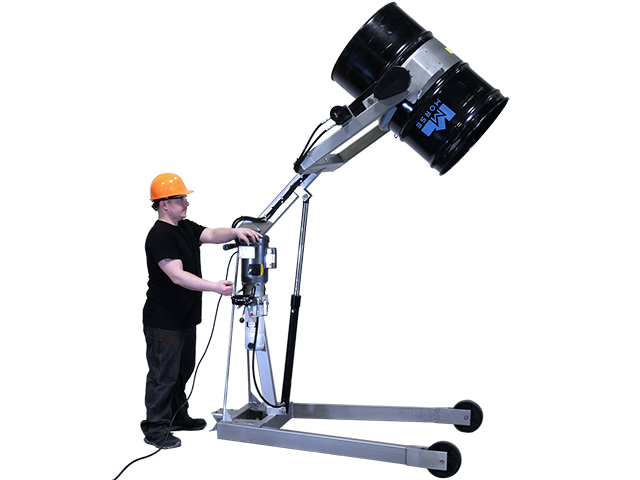 Stainless Steel Hydra-Lift Karrier with electric power drum lift and tilt
