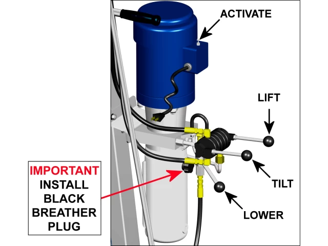 Plug-in Electric Power Drum Lift and Tilt Controls