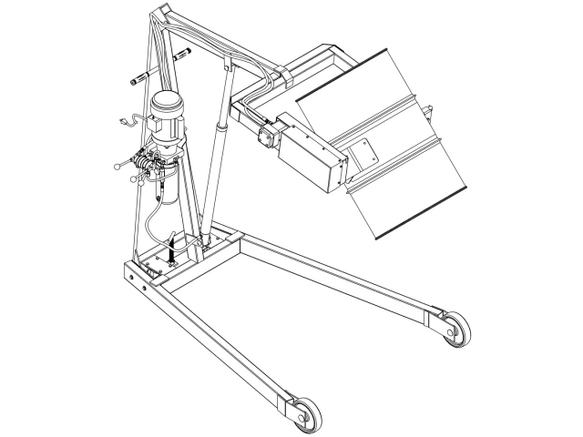 Hydra-Lift Karrier with Electric Power Drum Lift and Tilt
