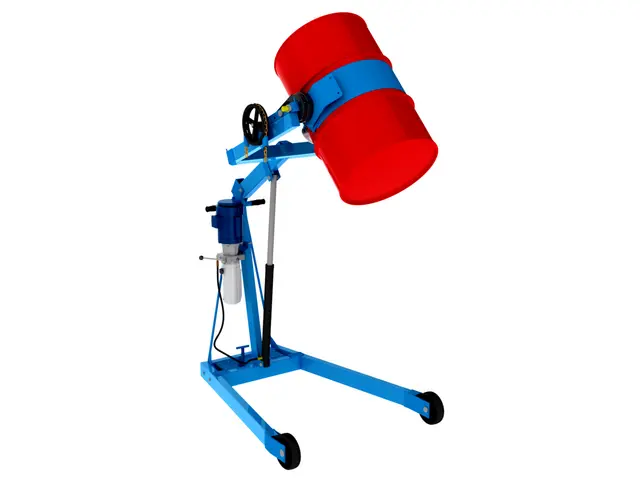 Hydra-Lift Karrier with AC power lift, and pull chain drum tilt - Model 400AM-72-121