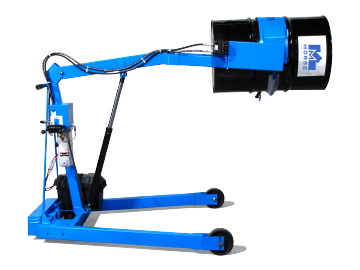 Custom Hydra-Lift Karrier with Extended Reach - Model 400S-XR-115 shown. Drum Handling Equipment from Morse Manufacturing - The Specialist in Drum Handling Since 1923.