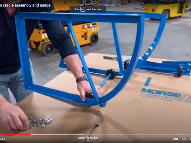 Model 40 Drum Cradle Assembly