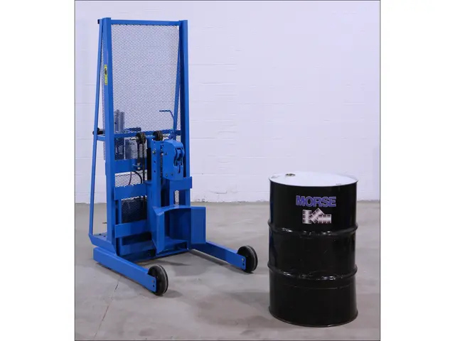 Vertical Lift MORSPEED Drum Stacker - Model 512-125 shown