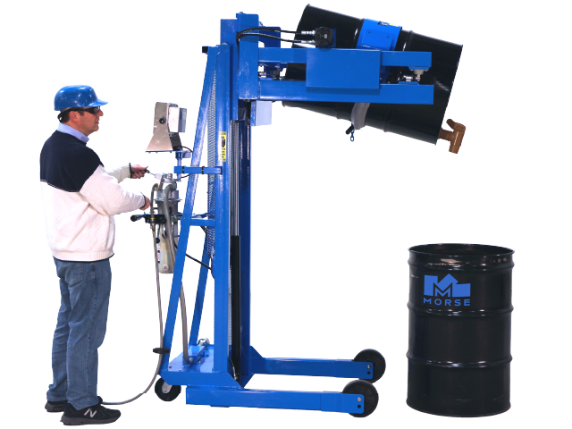 Weigh a drum while Pouring. Model 515-N-114 shown.