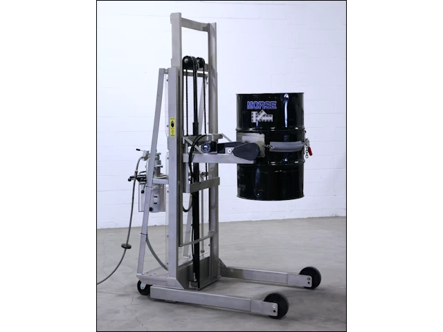 Model 520SS-114 Stainless Steel Vertical Lift Drum Pourer