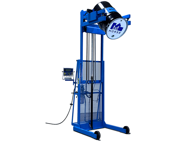 Weigh Drum as you Pour up to 106" (269 cm) high. Model 525-T-114 shown.