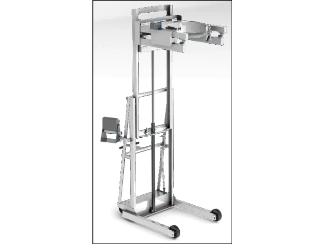 Stainless Steel Scale-Equipped Drum Pourer