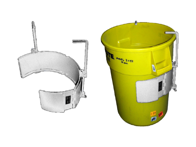Model 55/30SS-44G Stainless Steel Adapter for 44-gallon (167 liter) Rubbermaid Brute