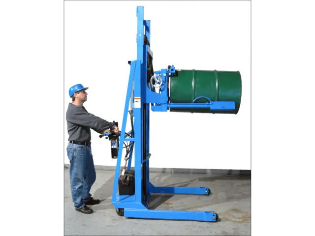 Model 620-115 MORStak Drum Racker - Raise drum to rack height