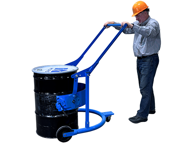 Lift Handle to Engage Drum between ribs