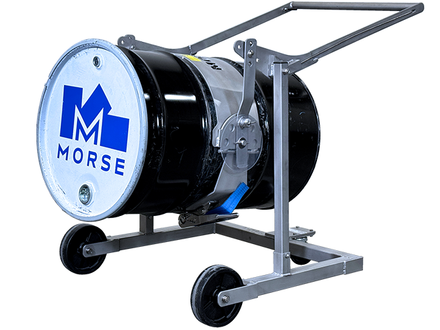 Lift, Move and Pour a Drum with Stainless Steel Mobile drum carrier model 80i-SS