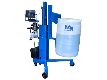 Model 825H-N-125 Scale-Equipped Drum Palletizer with BATTERY Power Drum Lift