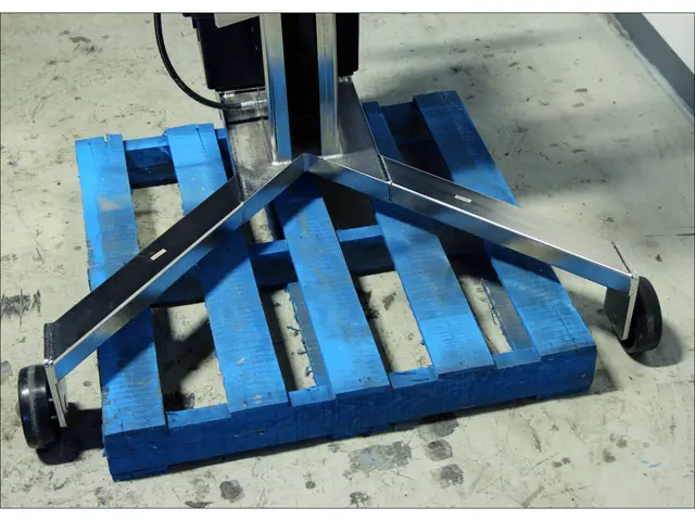 Straddle pallet up to 41" (104 cm) wide and 7" (18 cm) tall