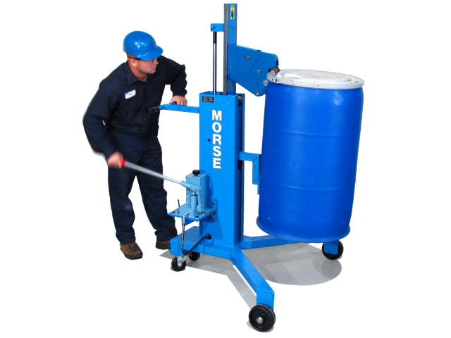 Drum Palletizer to move upright RIMMED steel, plastic or fiber drum - Model 82H
