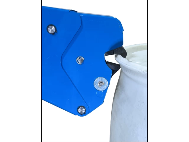 Head with Jaws gripping RIMMED plastic drum