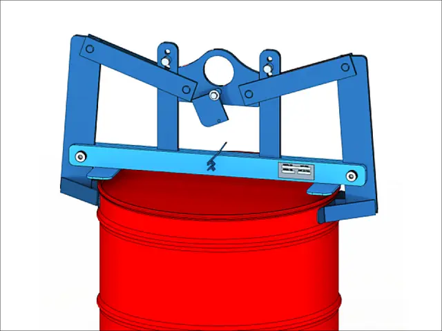 Model # 90S-HD Heavy-Duty Verti-Karrier for 2000 Lb. (907 kg) drum