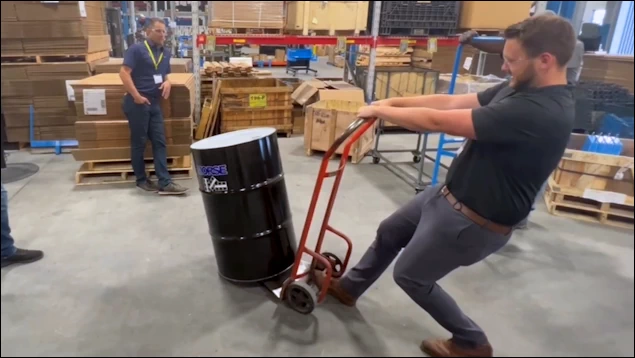 Hand Truck vs. DRUM Truck video image
