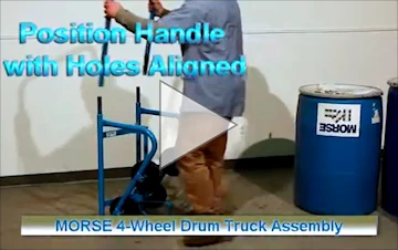 160 Series 4-Wheel Drum Truck Assembly video image