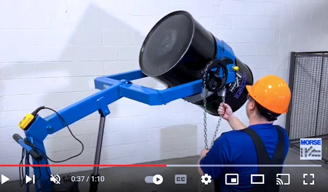 400A-72-125 Drum Lifter and Tilter video image